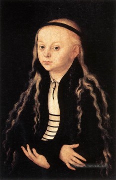  Jeune Peintre - Portrait d’une jeune fille Renaissance Lucas Cranach l’Ancien